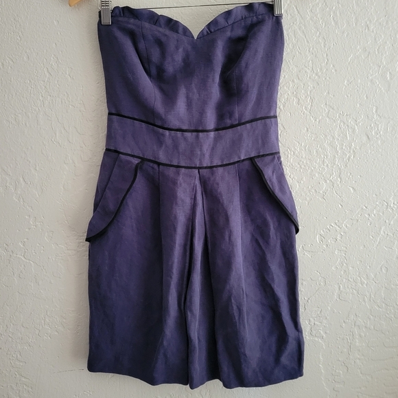 Sandro Strapless Dress Size 1 - Picture 1 of 7
